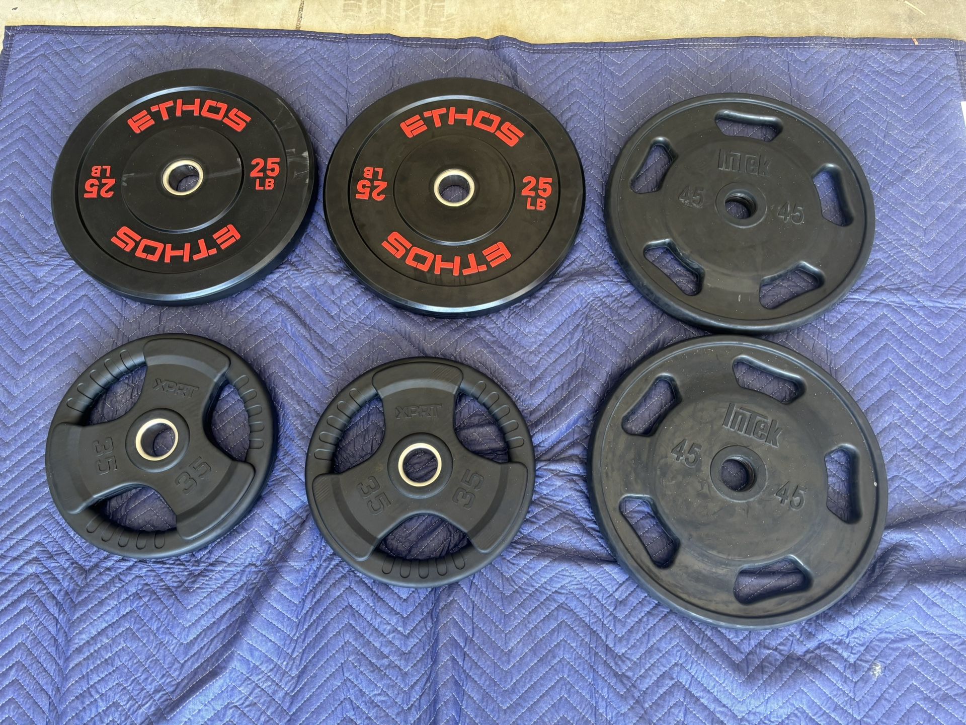 Olympic Rubber Weights $1.25 A Pound!!