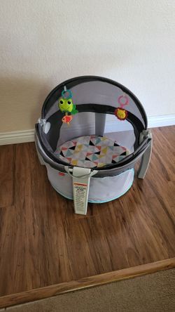 Fisher Price On The Go Baby Dome Portable Bassinet, Like New ( Price Firm!)