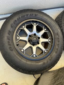 18” 6x6.5 Rims And Tire