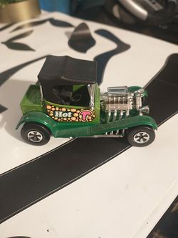 Hot Wheels Hot T Green Die-Cast Car