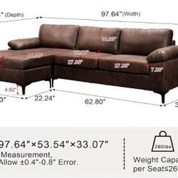 Sectional Couch (New!)
