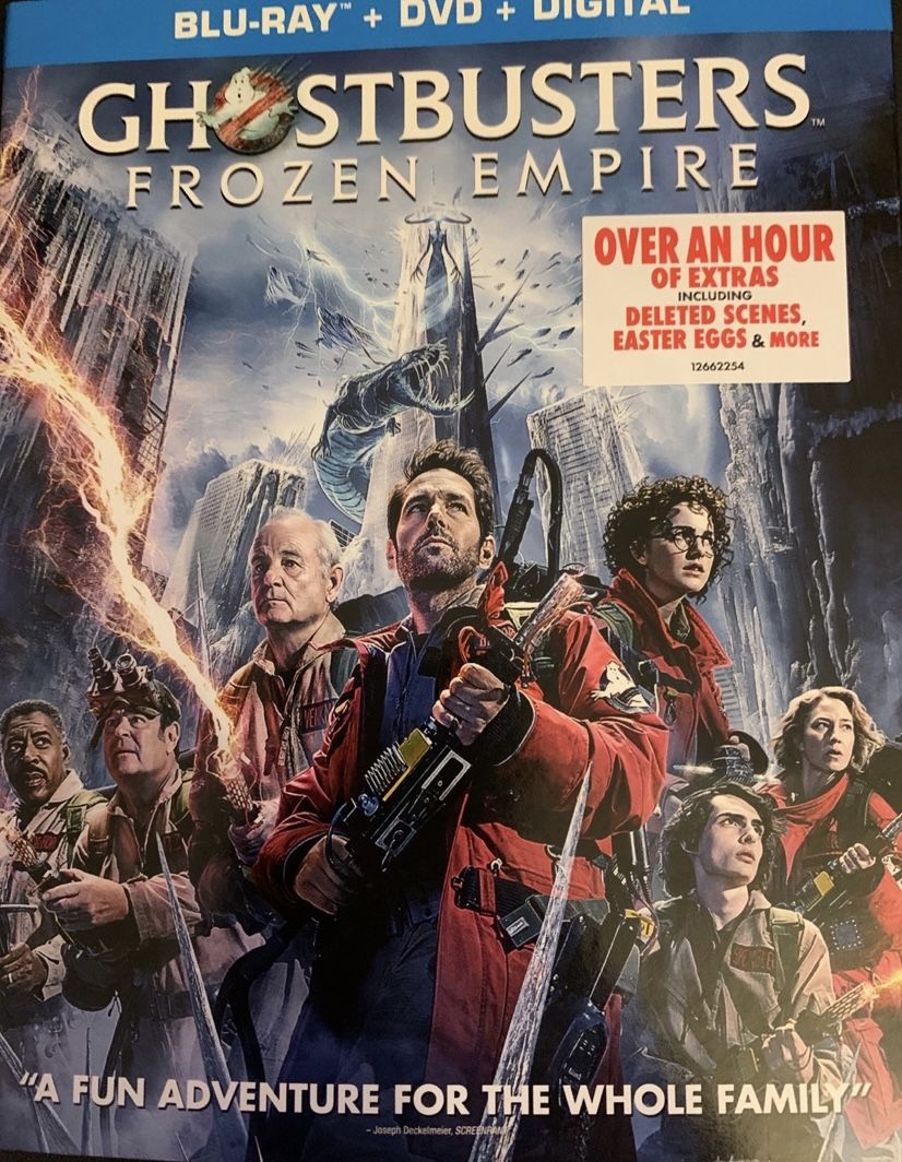 GHOSTBUSTERS Frozen Empire (Blu-Ray + DVD-2024)