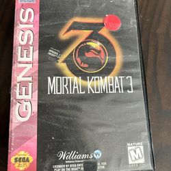 Mortal Kombat 3 Sega Genesis CB Game Cartridge 