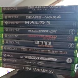 Xbox 1 Games  For Sale Lot 