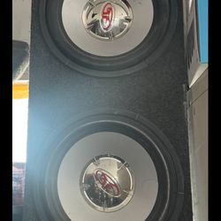 12” Speakers With Box