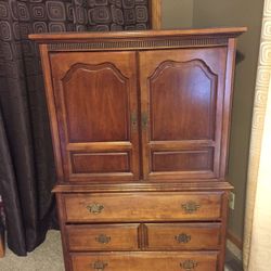 Solid wood Armoire. $50