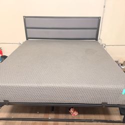 King Size Tuft and Needle Mattress & Frame & Headboard