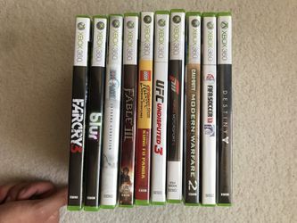 Xbox 360 games! Make me an offer on a game!