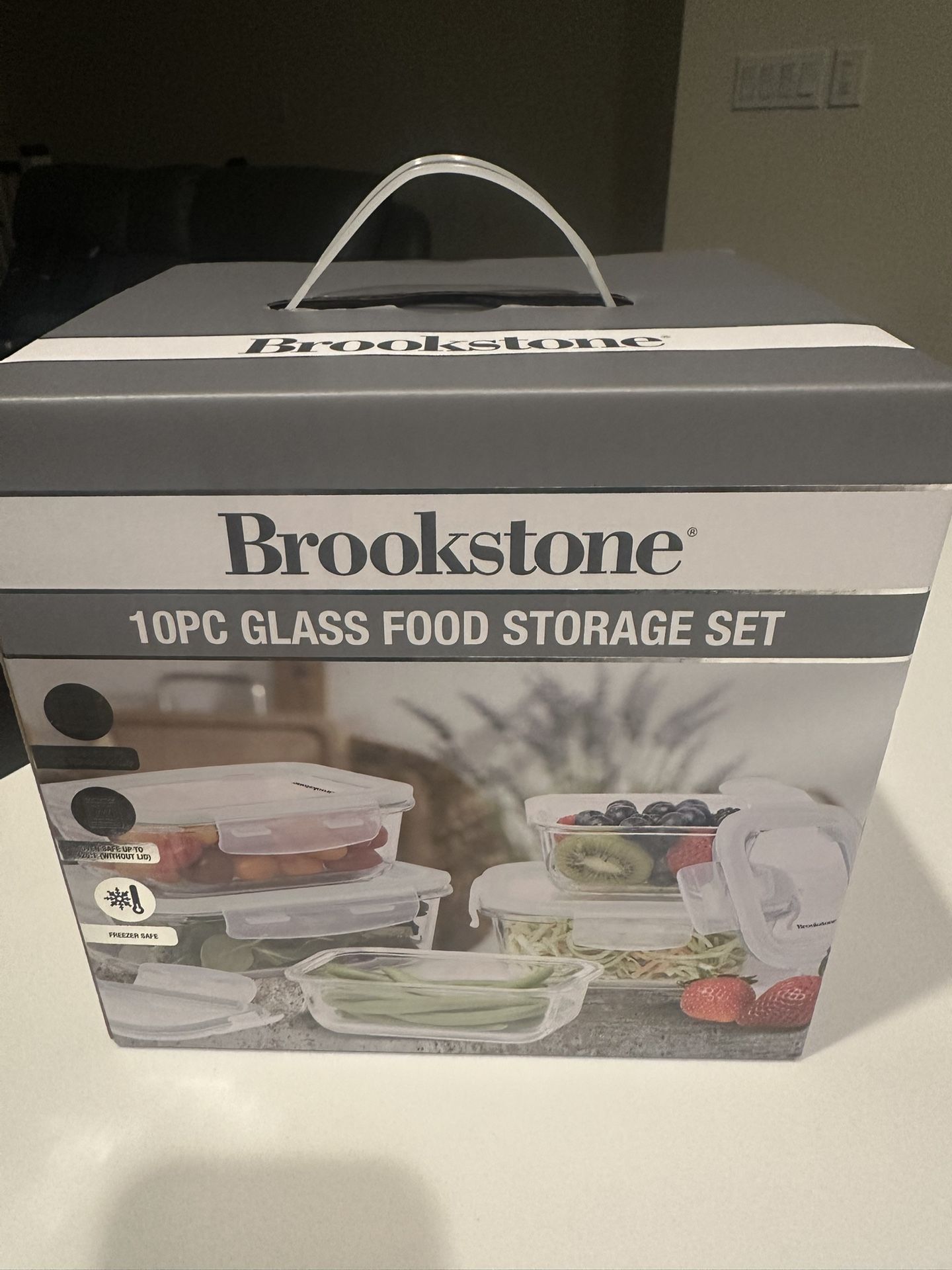 Brookstone 10pc Glass Storage Set