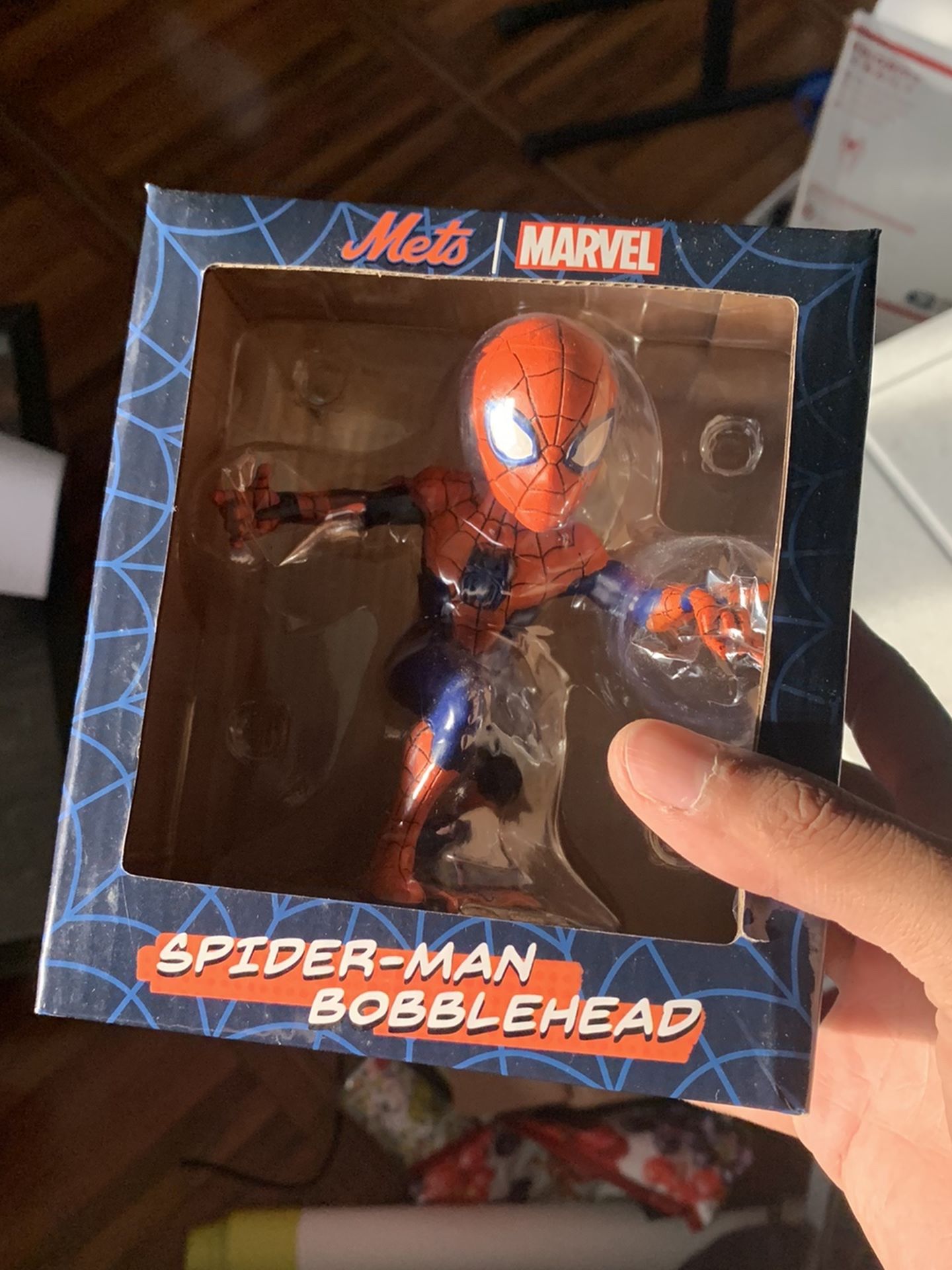 Spiderman New York Mets Bobble head RARE LIMITED EDITION