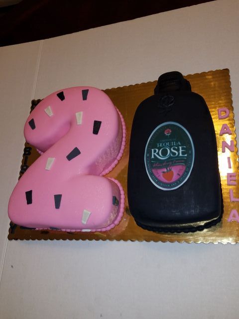 21st Birthday Cake
