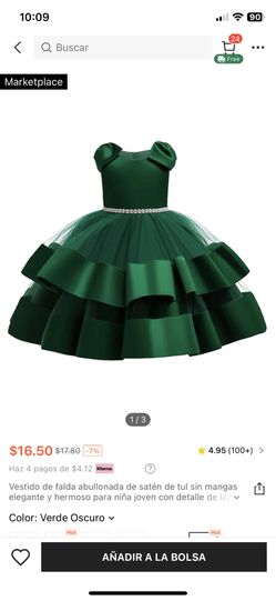 Dos Vestidos De Fiesta Para Niña Talla 7 Y 4 T