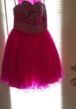 Fuschia party dress