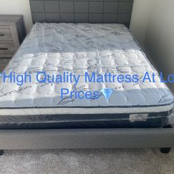 ✨Mattress pillow top✨ ⭐️12”inches tall 🔥same day delivery available 💥All sizes available 💫Queen 💫Full 💫Twin 💫King 💫Cal King