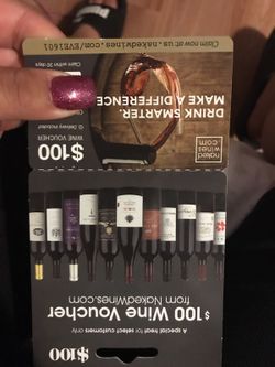 Wine voucher
