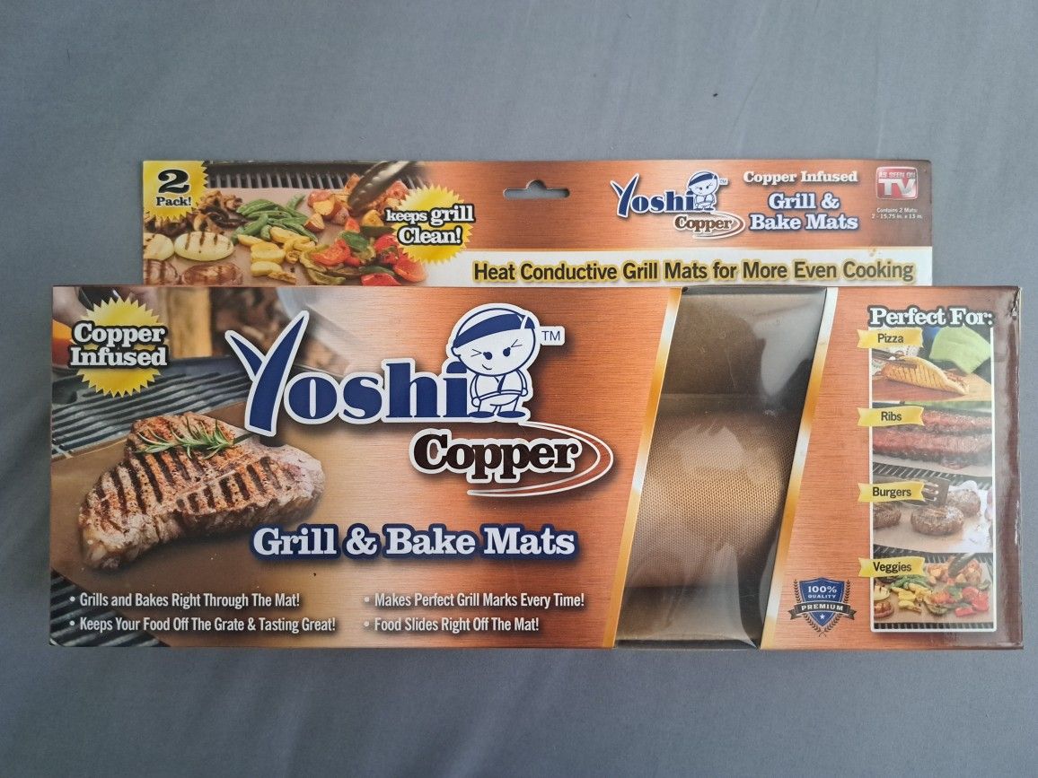 Yoshi Copper Grill & Bake Mats