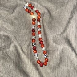 Baseball Rhinestone Necklace 