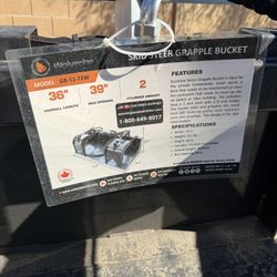 2025 Grapple Bucket Skidsteer 
