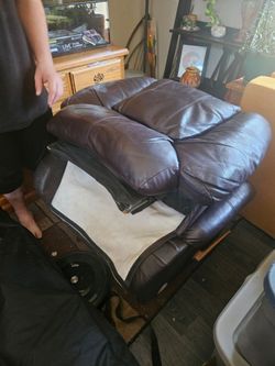 Free leather recliner