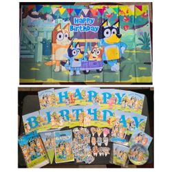 Bluey Party Decorations Bluey Balloons