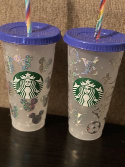 Starbucks confetti cups