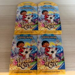 Disney Lorcana Hyperia City Booster Packs
