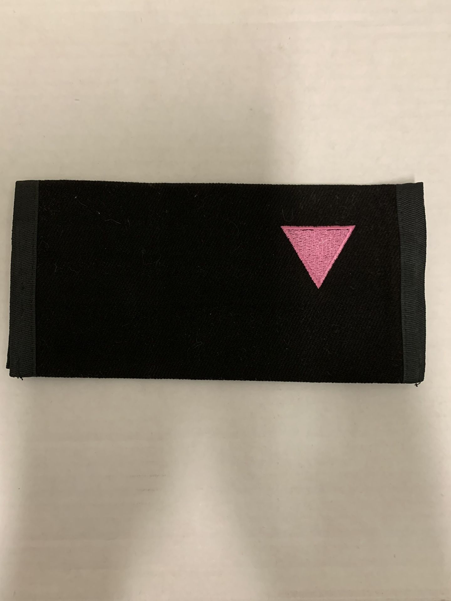 Cloth - Pink Triangle - Check Book Cover - (New)