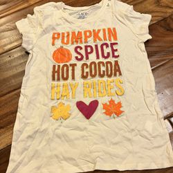 Girl’s the children’s place fall t-shirt. New! Size 7/8