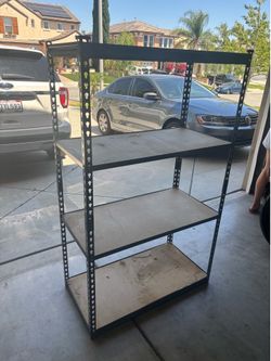 4 Tier Metal Frame Shelves