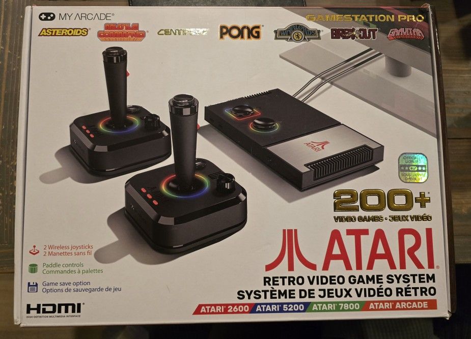 Atari Retro Video Game System, Atari 2600/5200/7800/Arcade
