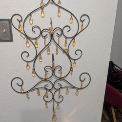 Opulent treasures Wall Art W Amber Crystals