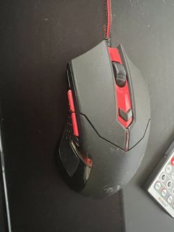 Red dragon gaming mouse Wired
