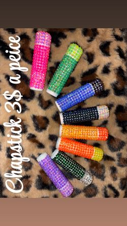 Rhinestone Bedazzled Chapstick Lip Balm