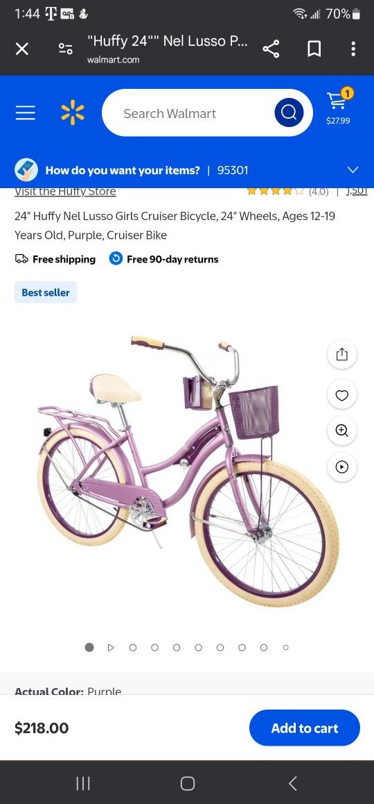 Huffy 25inch Girls Nel Lusso Bike BRAND NEW BOX