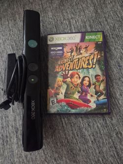 Xbox 360 Kinect Sensor with Kinect Adventures