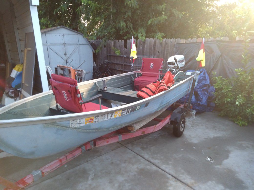 12 Ft Aluminum Boat With Motor