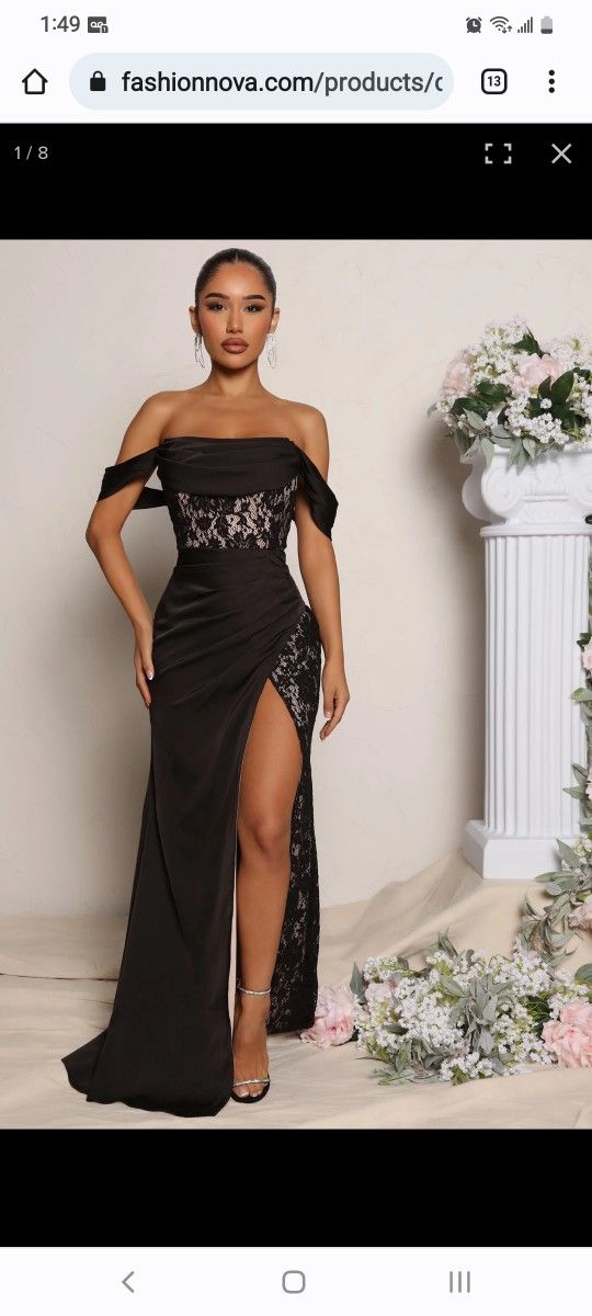 Fashion nova dress black