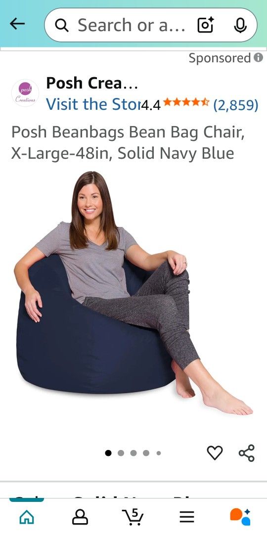 Bean Bag XL Stuffable