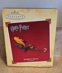 Hallmark Ornament Harry Potter Quidditch Match Christmas 2005