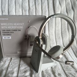 WIRELESS HEADSET WITH MICROPHONE