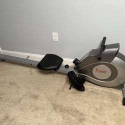 Sunny Health & Fitness Flip & Foldable Rowing Machine