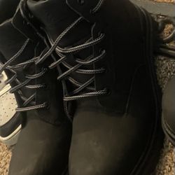 Men’s Black Boots Size 8 And Size 9