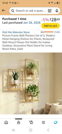Wall frames that hold flowers or anything you'd like