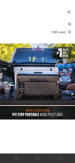 Pit Boss Tabletop Pellet Smoker, 256 Square inch Wood Fired Pellet Grill, Onyx Series
