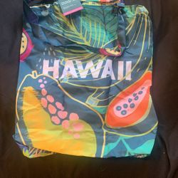 Starbucks Foldable Shopper Tote Palm Leaf Bag