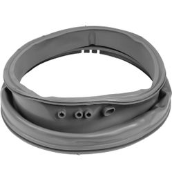 OEM LG Washer Door Boot Seal Gasket – 4986ER0004F / 4986ER0004A – Gray – Genuine Replacement Part