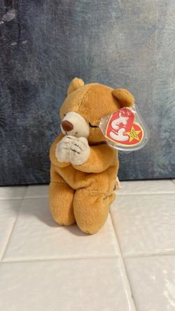 Ty Beanie Baby Praying Bear Plush, Hope