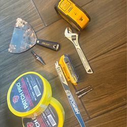 Dewalt Laser + Misc Tools/Material