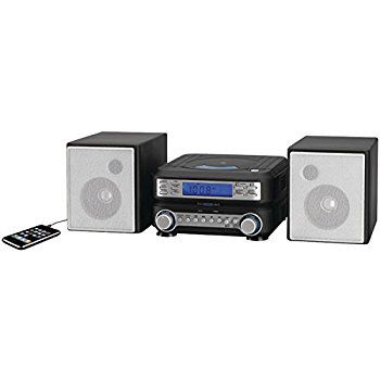 GPX HC221B Compact CD Player Stereo Home Music System with AM/ FM Tuner