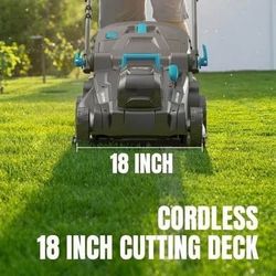 New Mightymow Cordless Lawn Mower, 40V(2*20V) Electric Lawn Mowers, 18 inch, Brushless Motor
